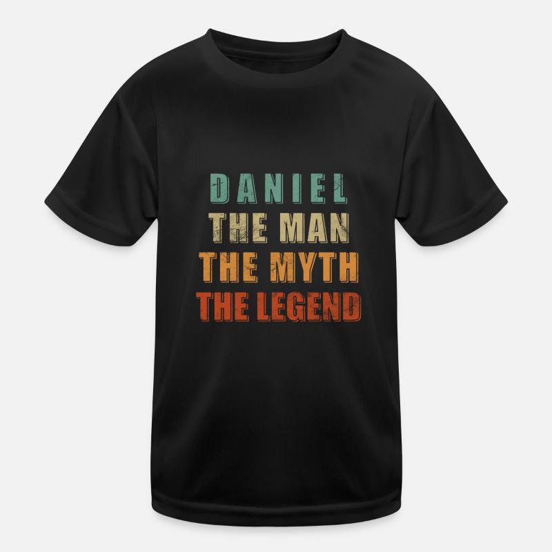 Daniel le mythe la légende Prénom Daniel T-shirt sport Enfant