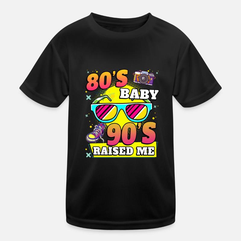 Geboren in den 80er Jahren Kinder Funktions-T-Shirt