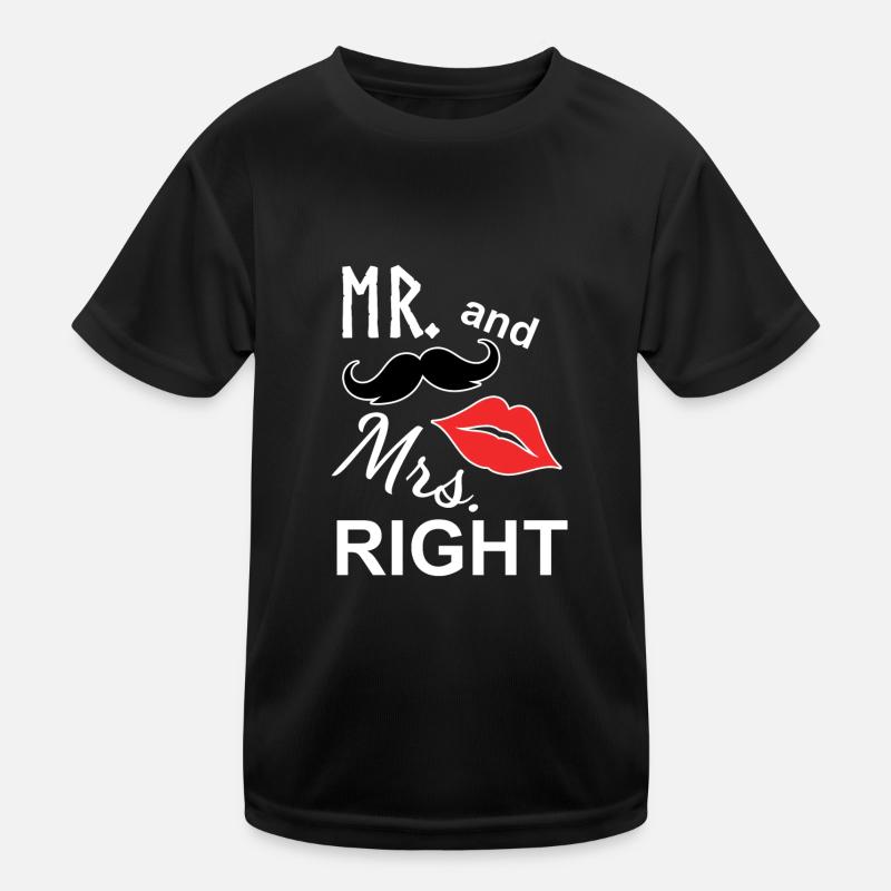 Mariage : M. et Mme Right T-shirt sport Enfant