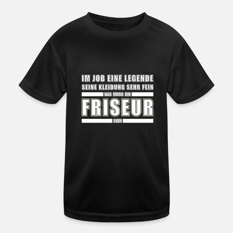 Friseur Beruf Kinder Funktions-T-Shirt