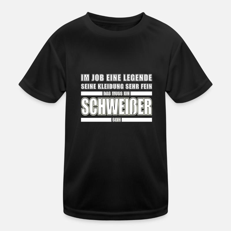 Schweißer Schweißen Beruf Schweisser Handwerker Kinder Funktions-T-Shirt