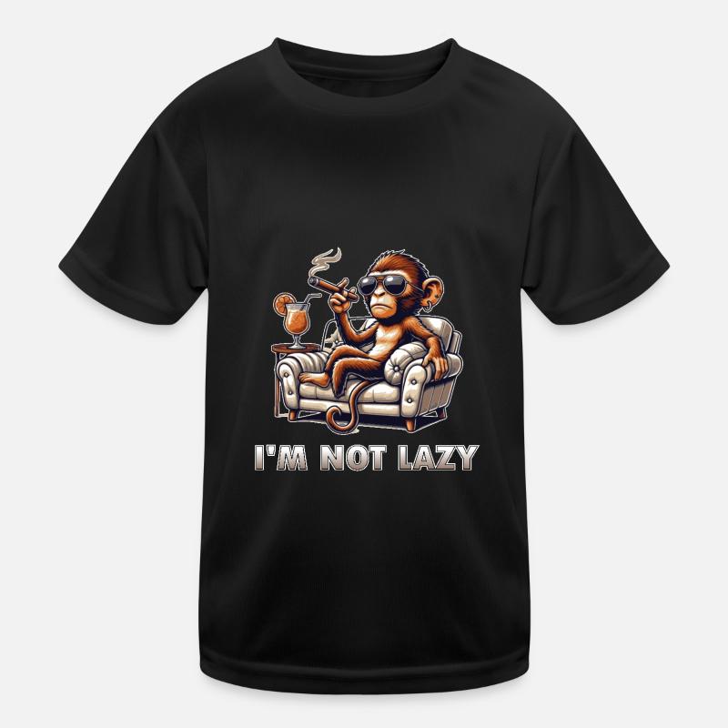 Im not lazy - lazy laziness saying Kids Functional T-Shirt