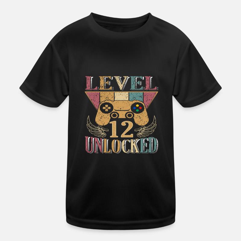 12th Birthday Gamer 12 Years Kids Functional T-Shirt