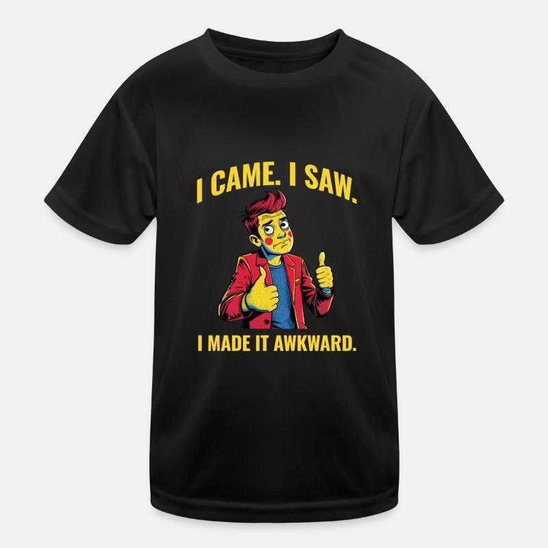 I came, I saw, I made myself awkward Kids Functional T-Shirt
