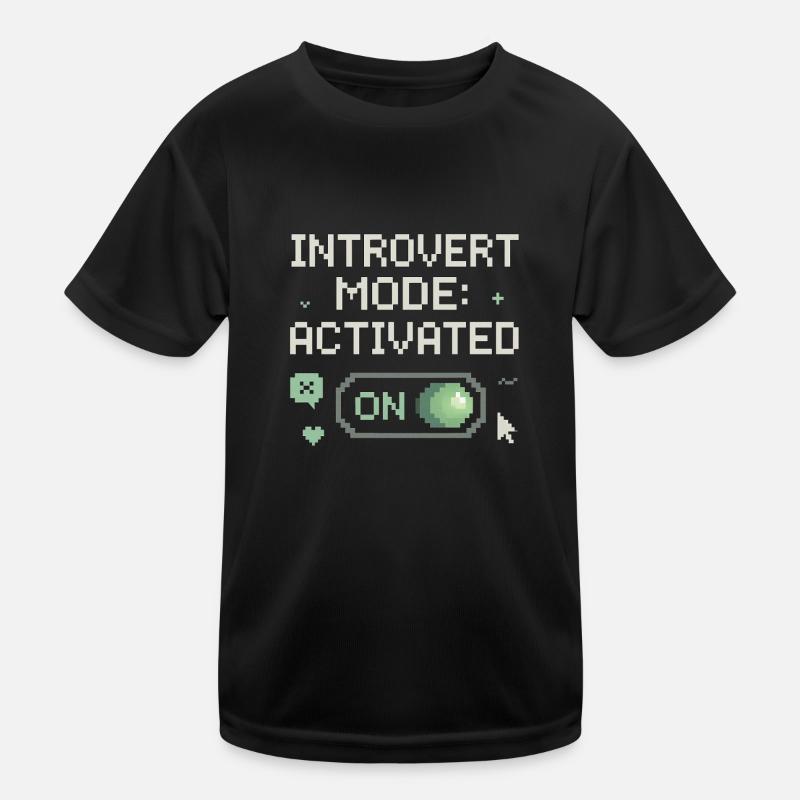 Introvertierter Modus ein Kinder Funktions-T-Shirt