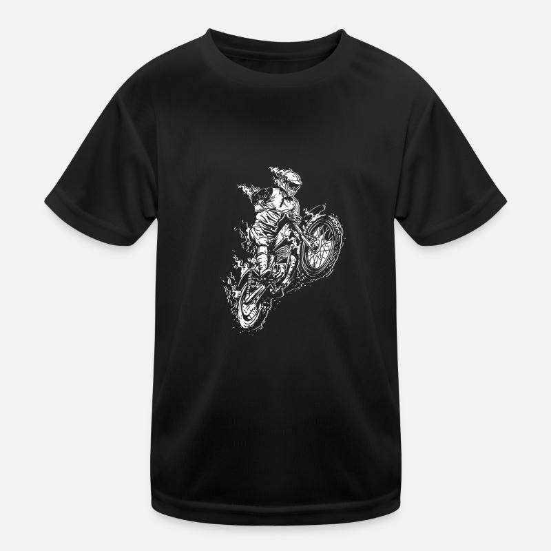 Motocross Kinder Funktions-T-Shirt