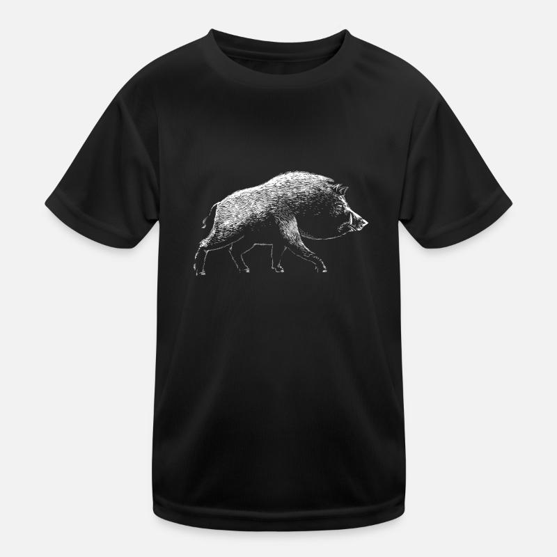 Wild boar Kids Functional T-Shirt
