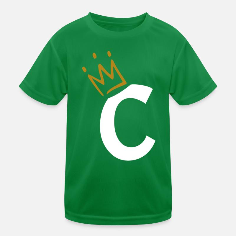Letter C - initial letter C Kids Functional T-Shirt