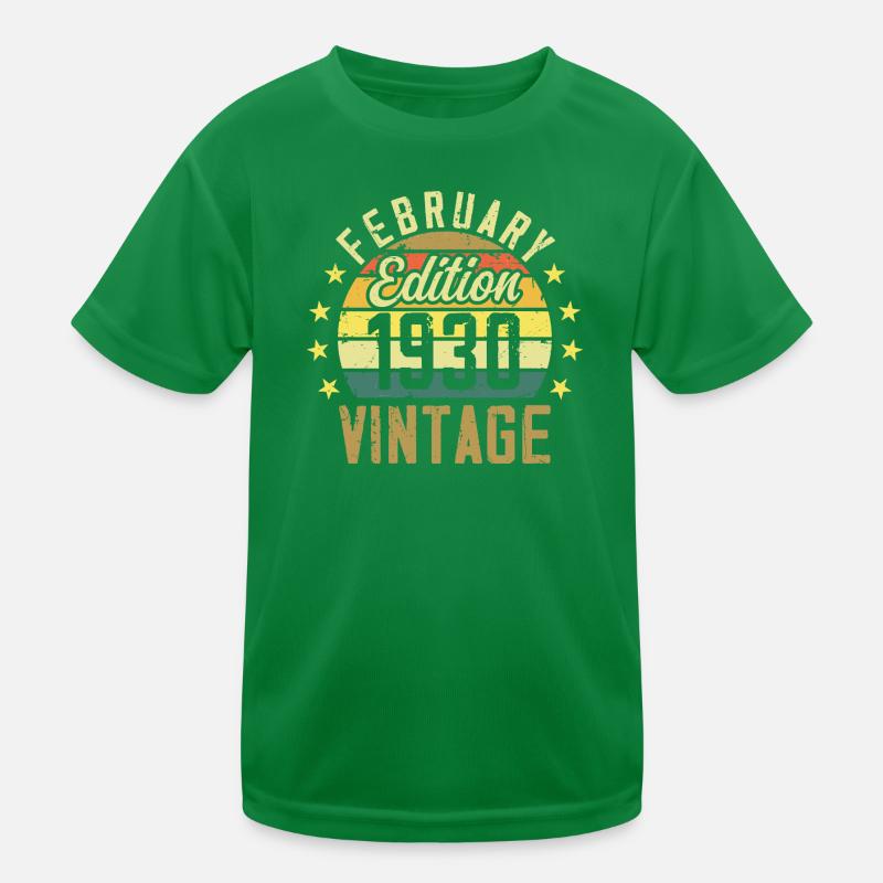 94. Geburtstag - Februar 1930 - 94. Geschenk Kinder Funktions-T-Shirt