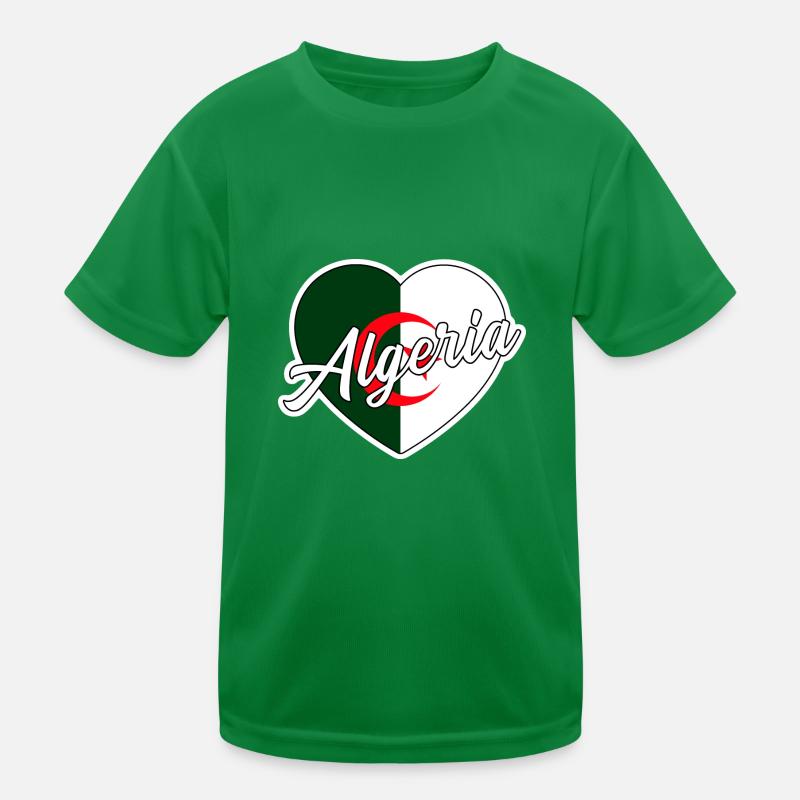 Algeria Kids Functional T-Shirt