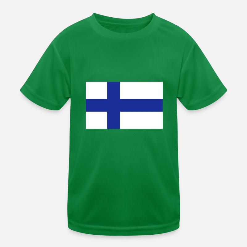 Drapeau de la Finlande T-shirt sport Enfant
