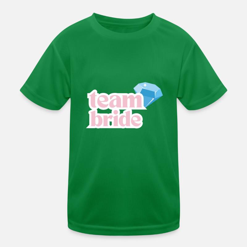 team bride Kinder Funktions-T-Shirt