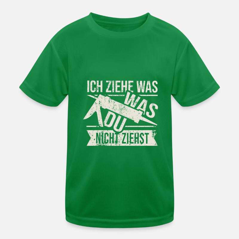 Fließenleger Silikon ziehen Geschenk Kinder Funktions-T-Shirt