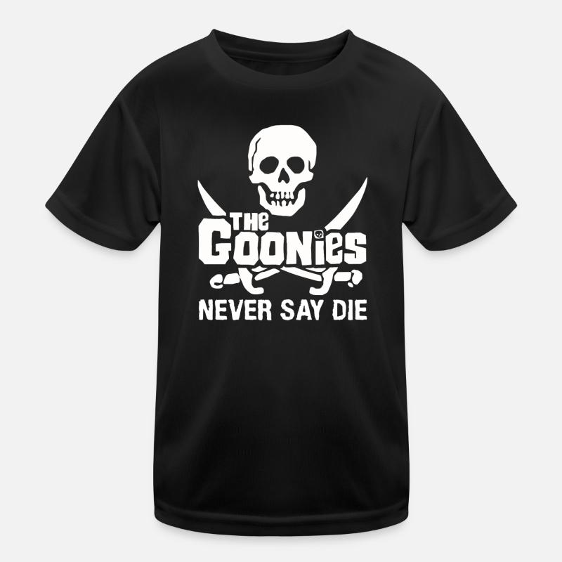 Die Goonies sagen niemals, dass der Schädel stirbt - Kinder Funktions-T-Shirt - Schwarz