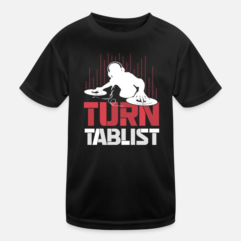 Turntablist Dj Mix Vinyl Scratch Musik Kinder Funktions-T-Shirt