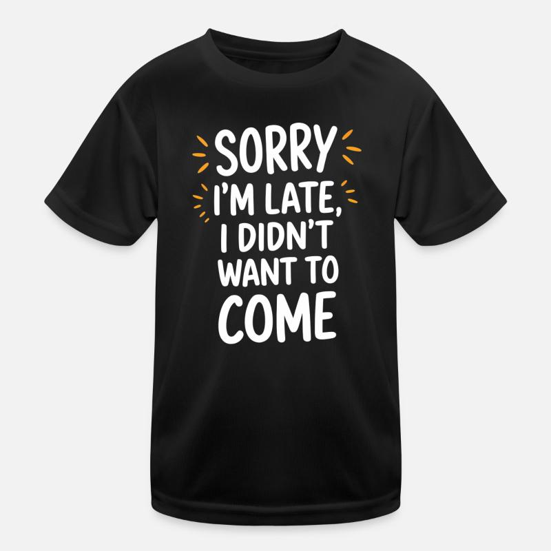 Lateness, procrastination & unpunctuality Kids Functional T-Shirt