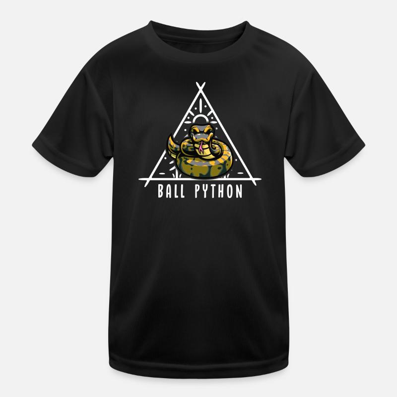 Ball Python Schlange Besitzer Nette Haustier Schlange Kinder Funktions-T-Shirt