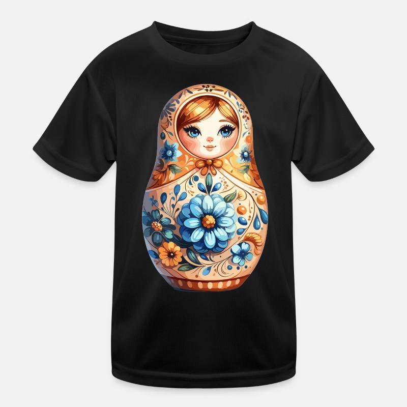 Matryoshka Noble Gift Kids Functional T-Shirt