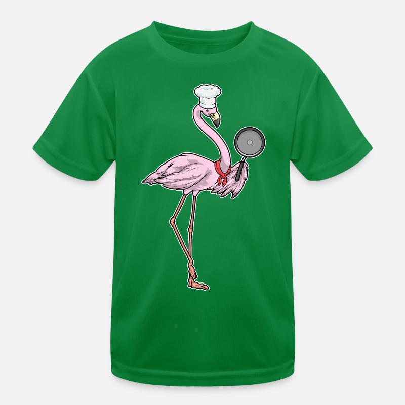 Flamingo Poêle de cuisson Cuisson T-shirt sport Enfant