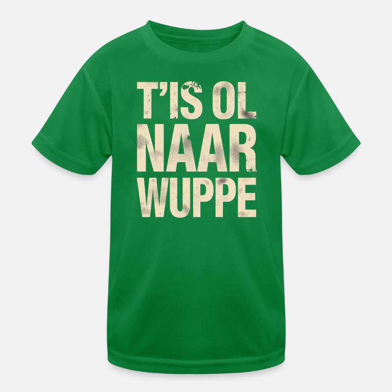 Chemise en dialecte flamand occidental. C’est ol à la Wuppe T-shirt sport Enfant