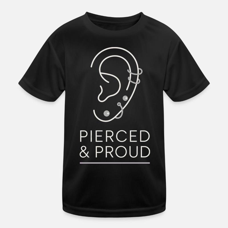 Piercing Addict Body Mod Enthusiast Kids Functional T-Shirt