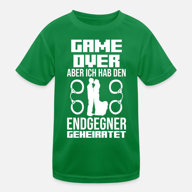 Bräutigam Polterabend Junggesellenabschied Kinder Funktions-T-Shirt