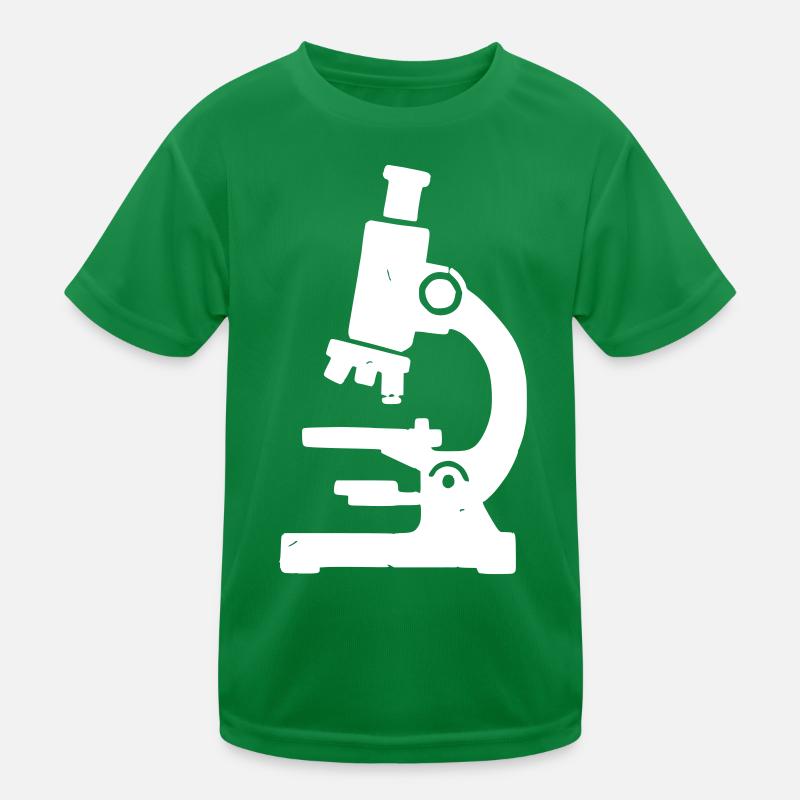 Microscope Stamp Texture Kids Functional T-Shirt