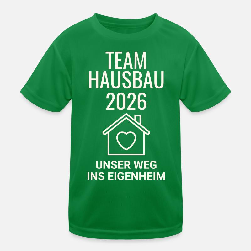 Construction de maisons d’équipe T-shirt sport Enfant