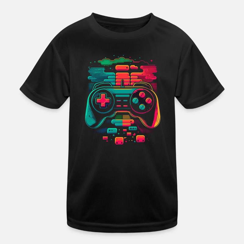 Retro Console Kids Functional T-Shirt