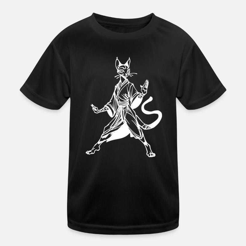 Tabaxi Monk RPG-Spiel Kinder Funktions-T-Shirt