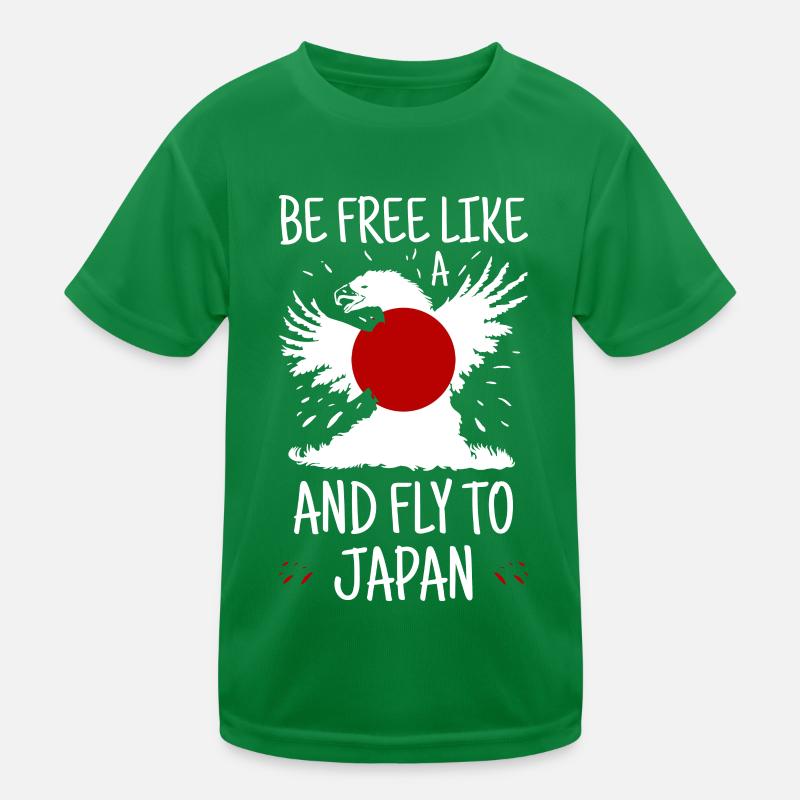 Drapeau du Japon utilisé Look Nihon Drapeau japonais T-shirt sport Enfant