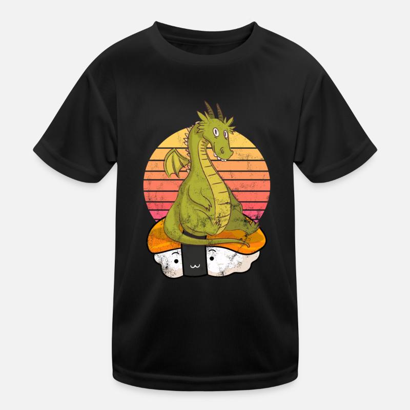 Sushi Drache Kinder Funktions-T-Shirt