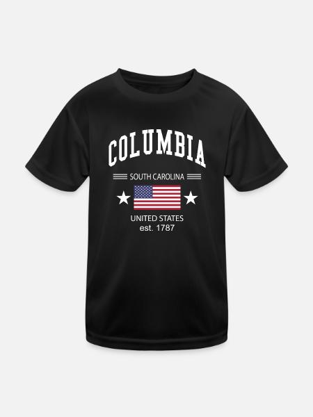 Columbia - Kids Functional T-Shirt - black - Front