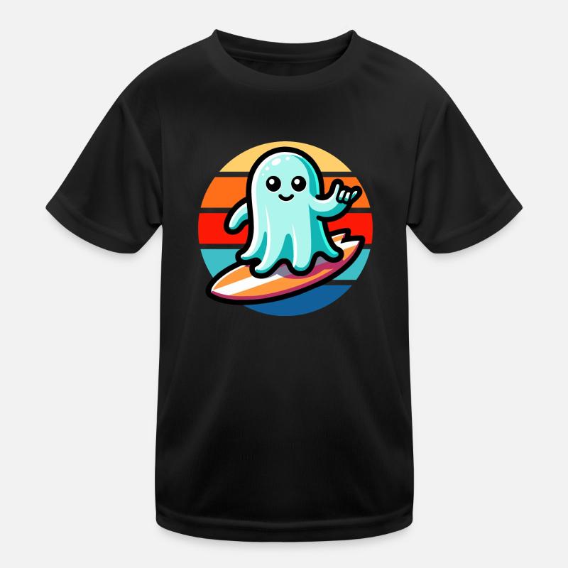 Geist Surfing Vintage Sunset Kinder Funktions-T-Shirt