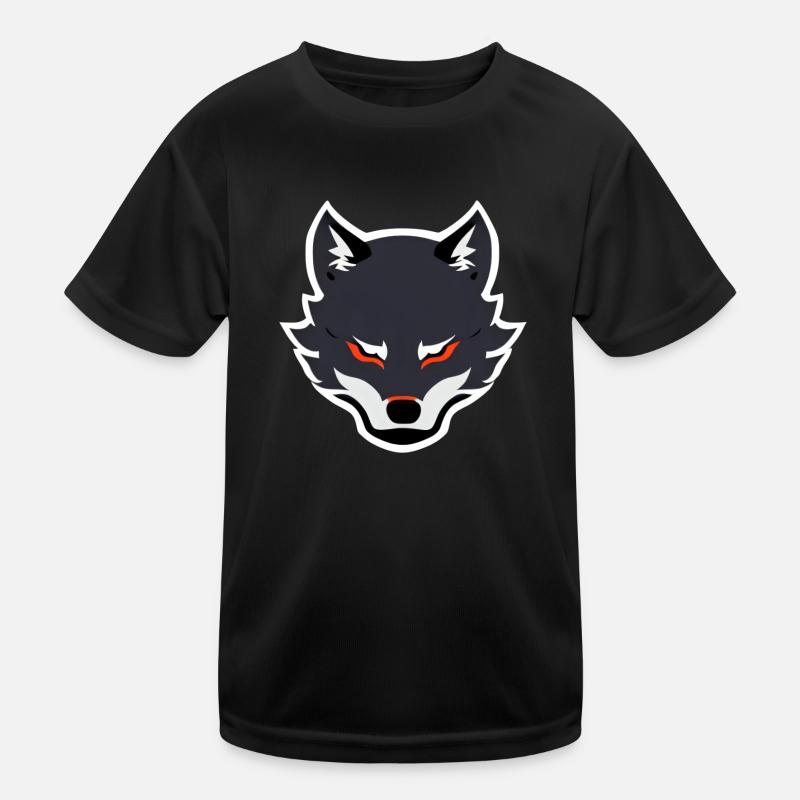 Wolf Kinder Funktions-T-Shirt