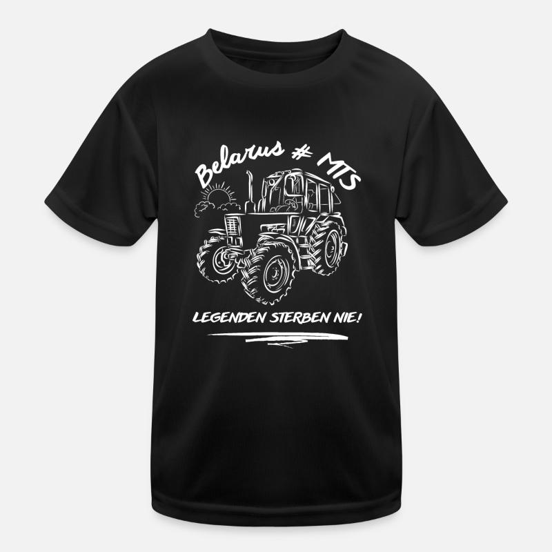Belarus # MTS / DDR Landmaschinen Kinder Funktions-T-Shirt