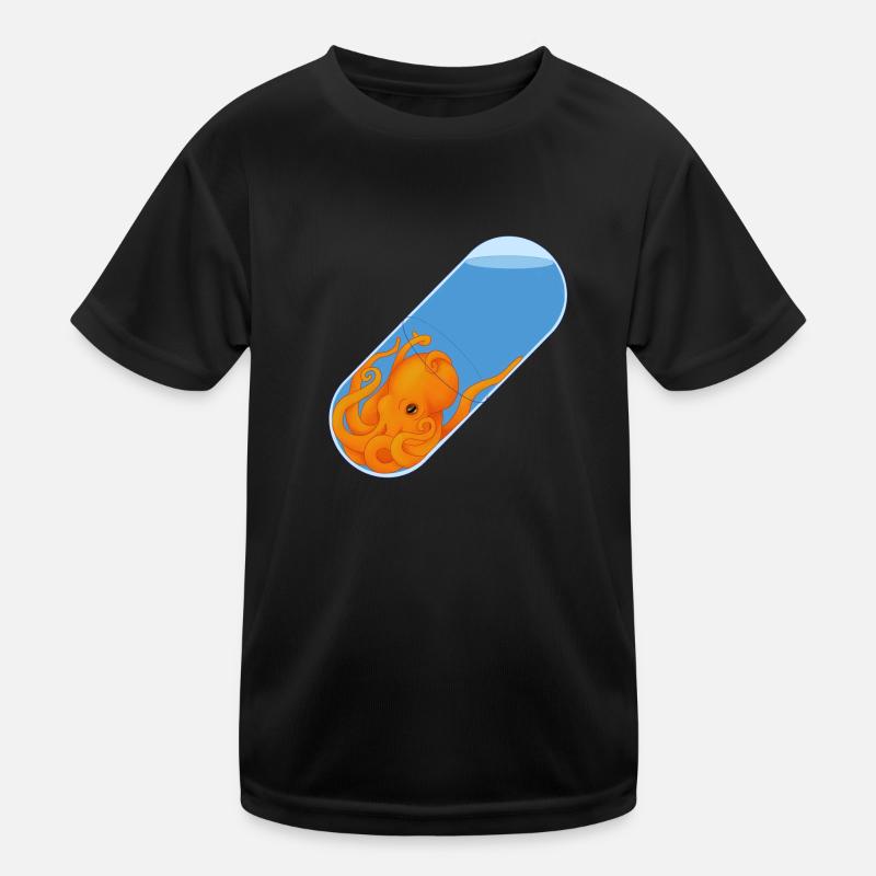 Octopus Pill Kids Functional T-Shirt
