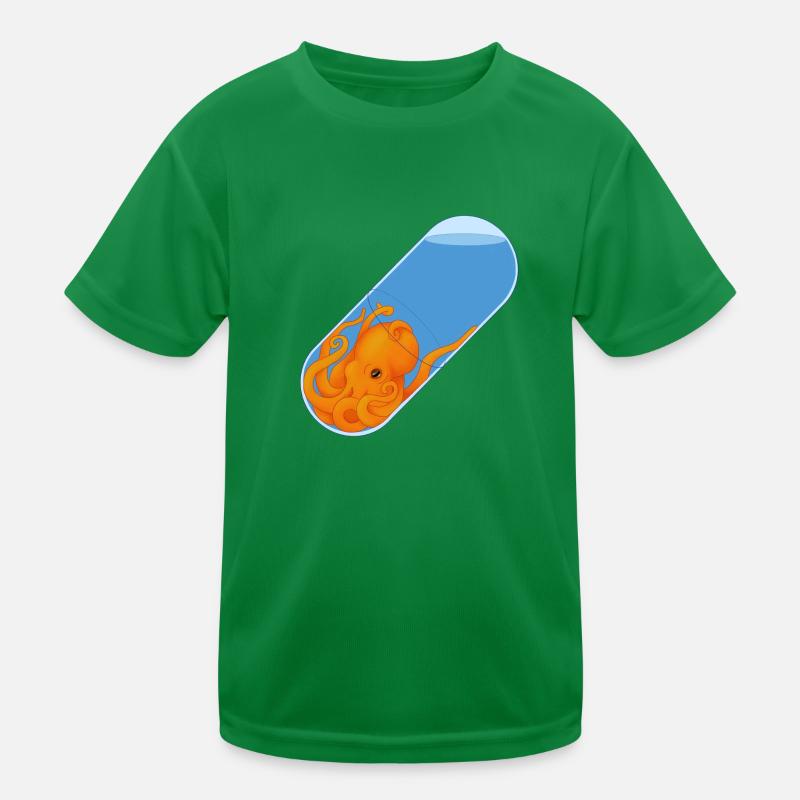 Octopus Pill Kids Functional T-Shirt