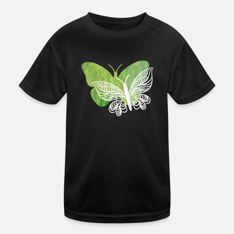 Ich liebe Schmetterlinge Kinder Funktions-T-Shirt