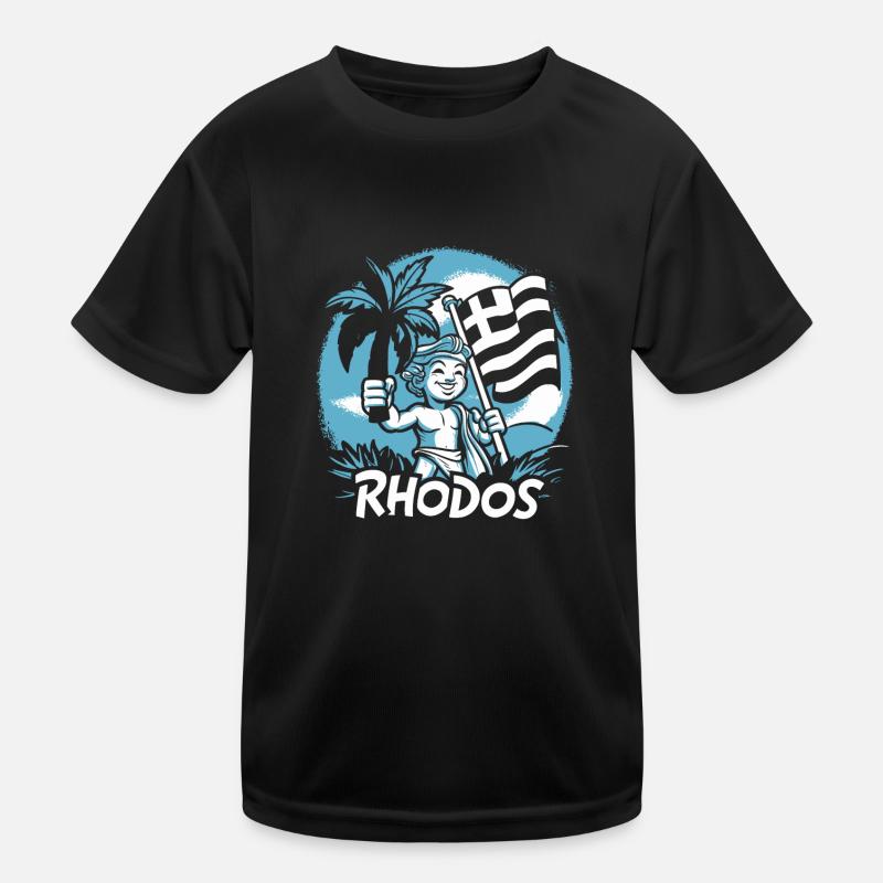 Rhodes, Grèce T-shirt sport Enfant