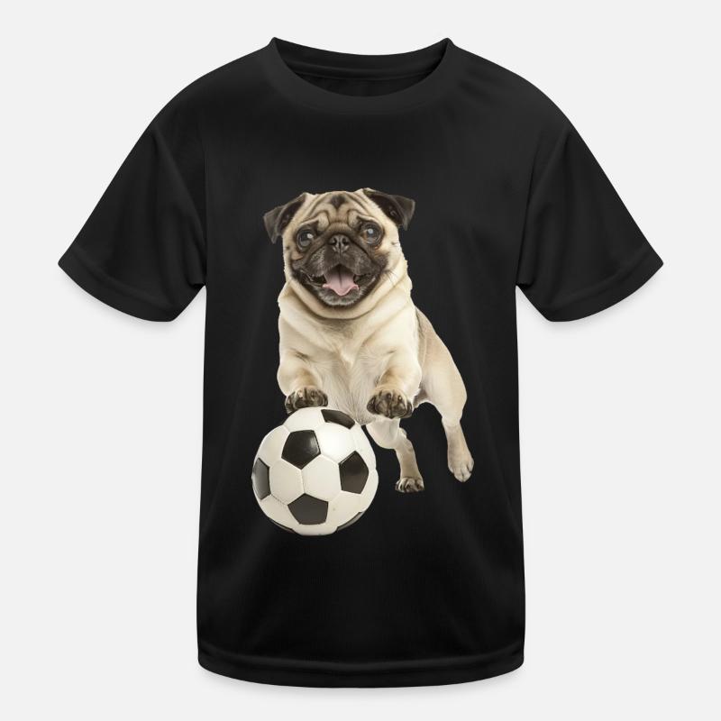 Mops Kinder Funktions-T-Shirt
