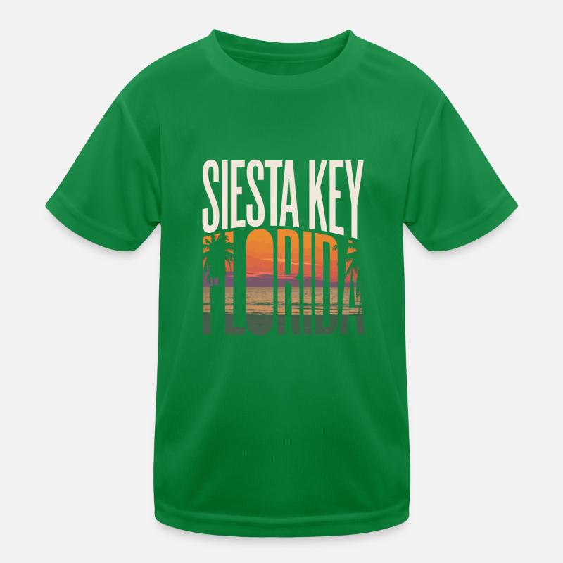 Siesta Key Florida Kids Functional T-Shirt