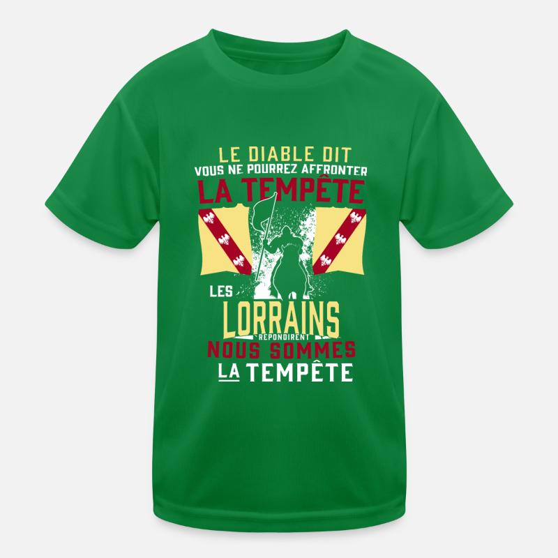 Tempête Lorrains T-shirt sport Enfant