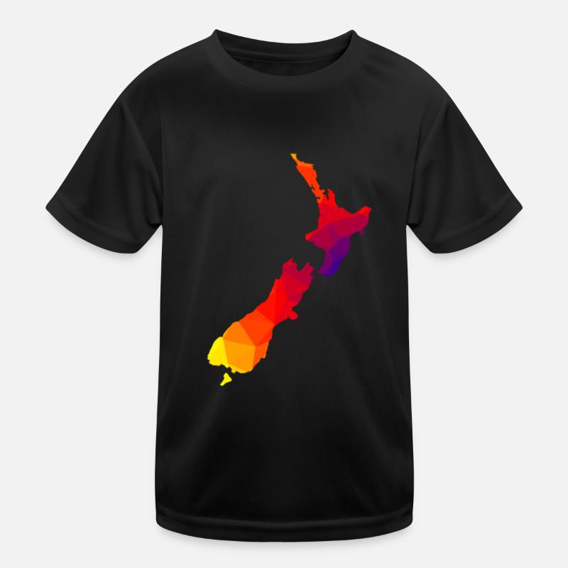 Neuseeland Kinder Funktions-T-Shirt