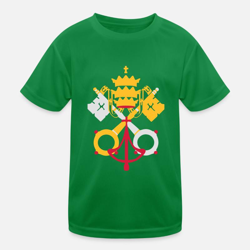 drapeau_vatican2 T-shirt sport Enfant