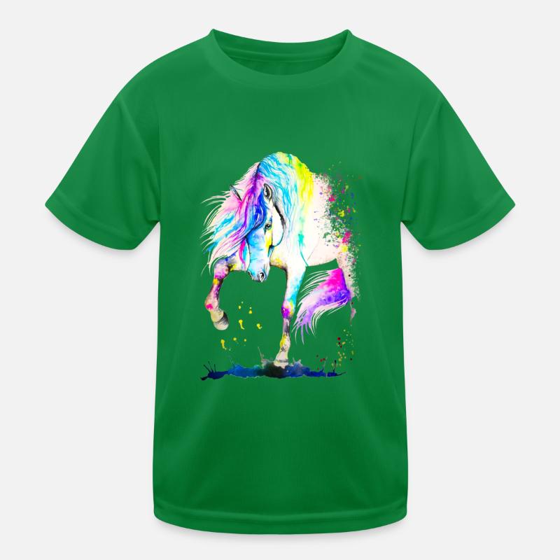 Spanisches Pferd Kinder Funktions-T-Shirt