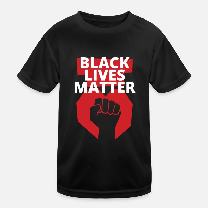 La vie des Noirs compte - blm T-shirt sport Enfant