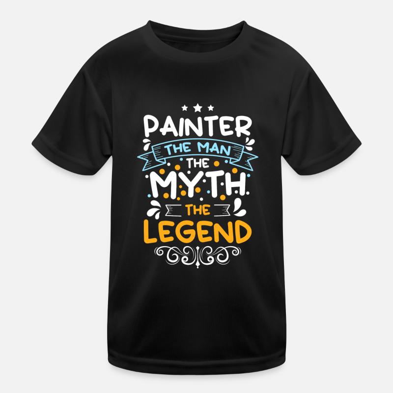 Maler Lackierer Streichen Handwerker Kinder Funktions-T-Shirt