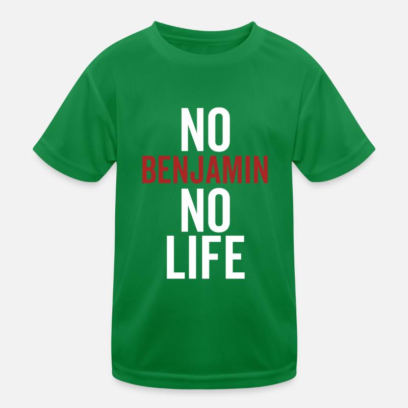 No Benjamin No Life Kids Functional T-Shirt