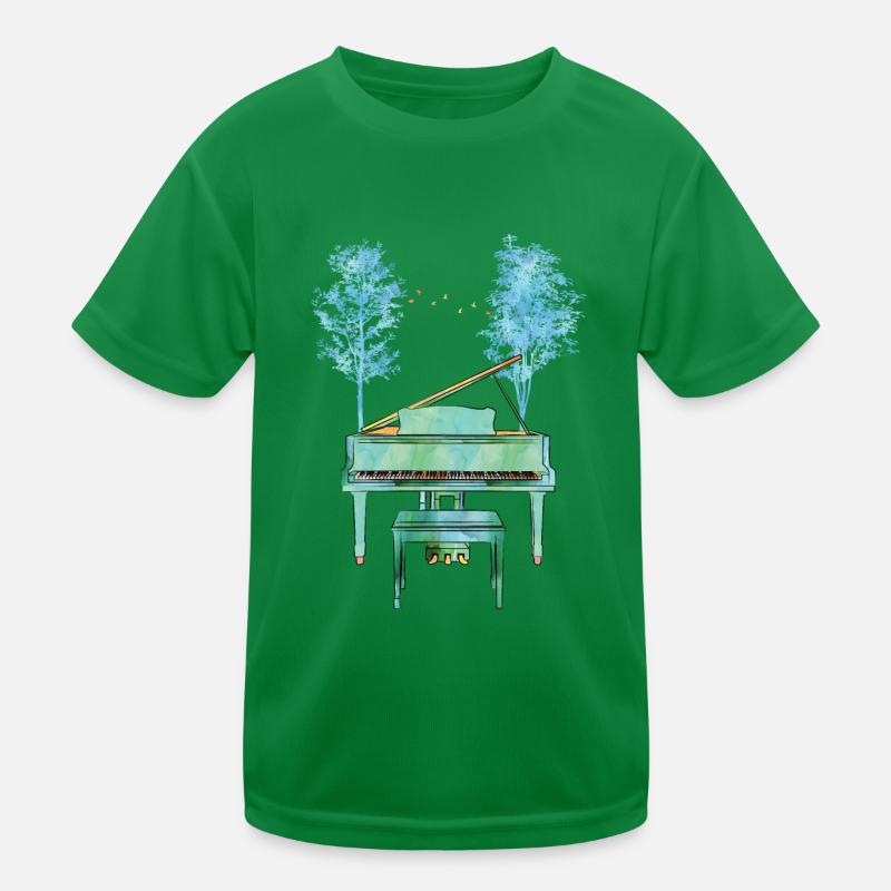 Klavier der Natur Kinder Funktions-T-Shirt